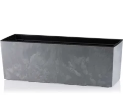 Donica Bouquet szary beton 56xh19 cm