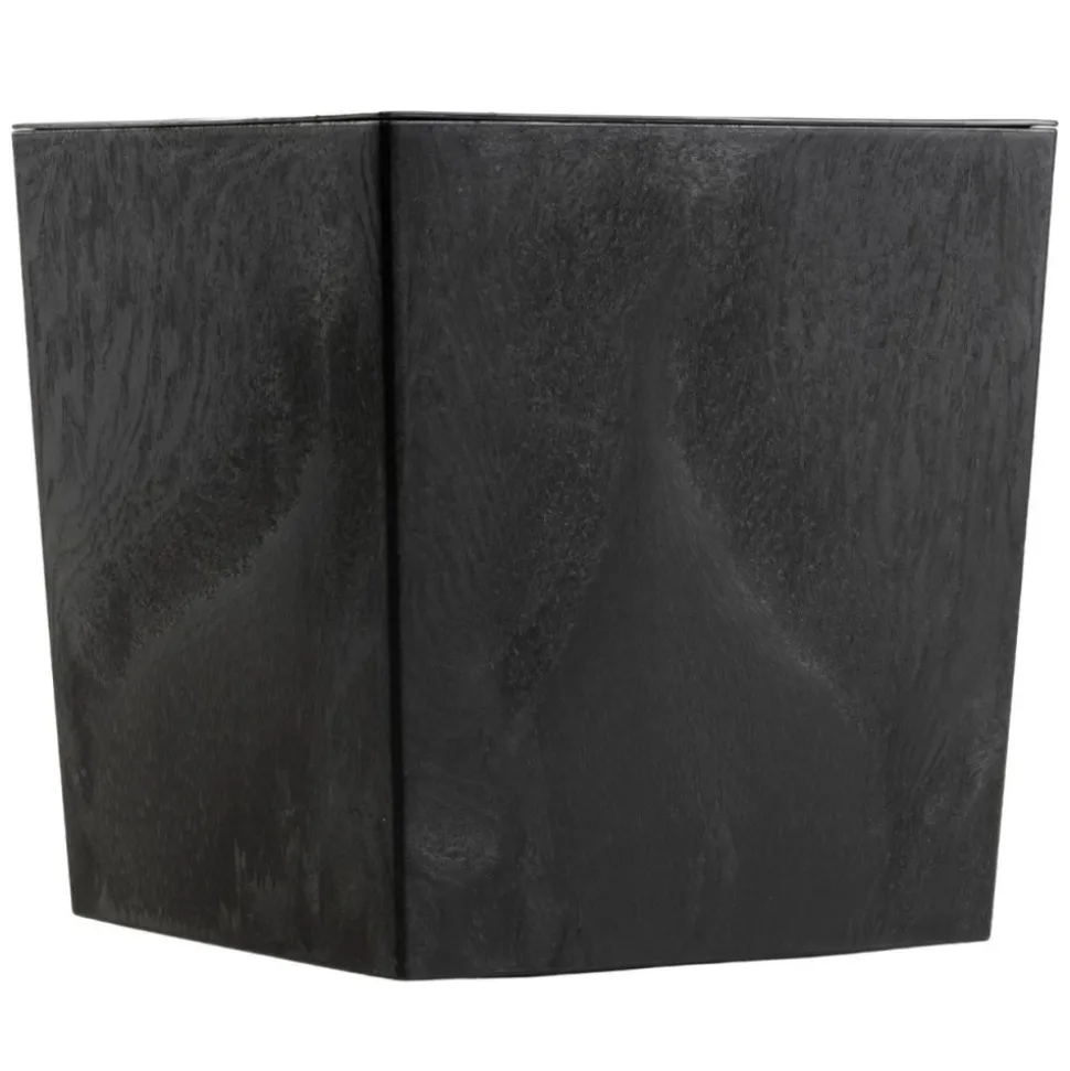 Donica Flore Czarny Beton h30,5x29,5x29,5 cm