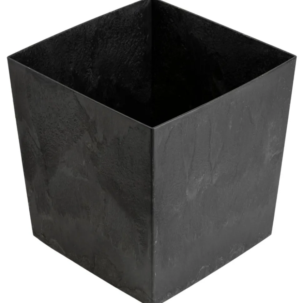 Donica Flore Czarny Beton h41x39,5x39,5 cm