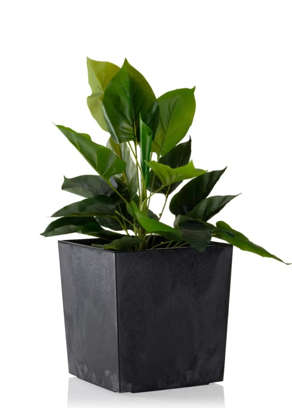 Donica Flore Czarny Beton h19x19 cm