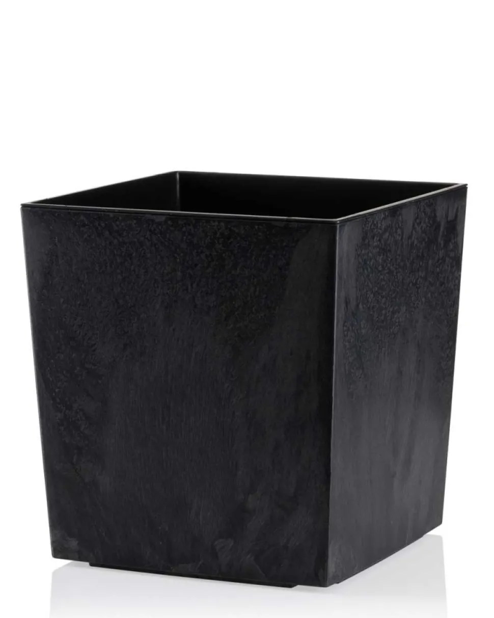 Donica Flore Czarny Beton h19x19 cm