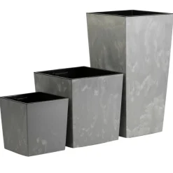Donica Flore Szary Beton h41x39,5x39,5 cm