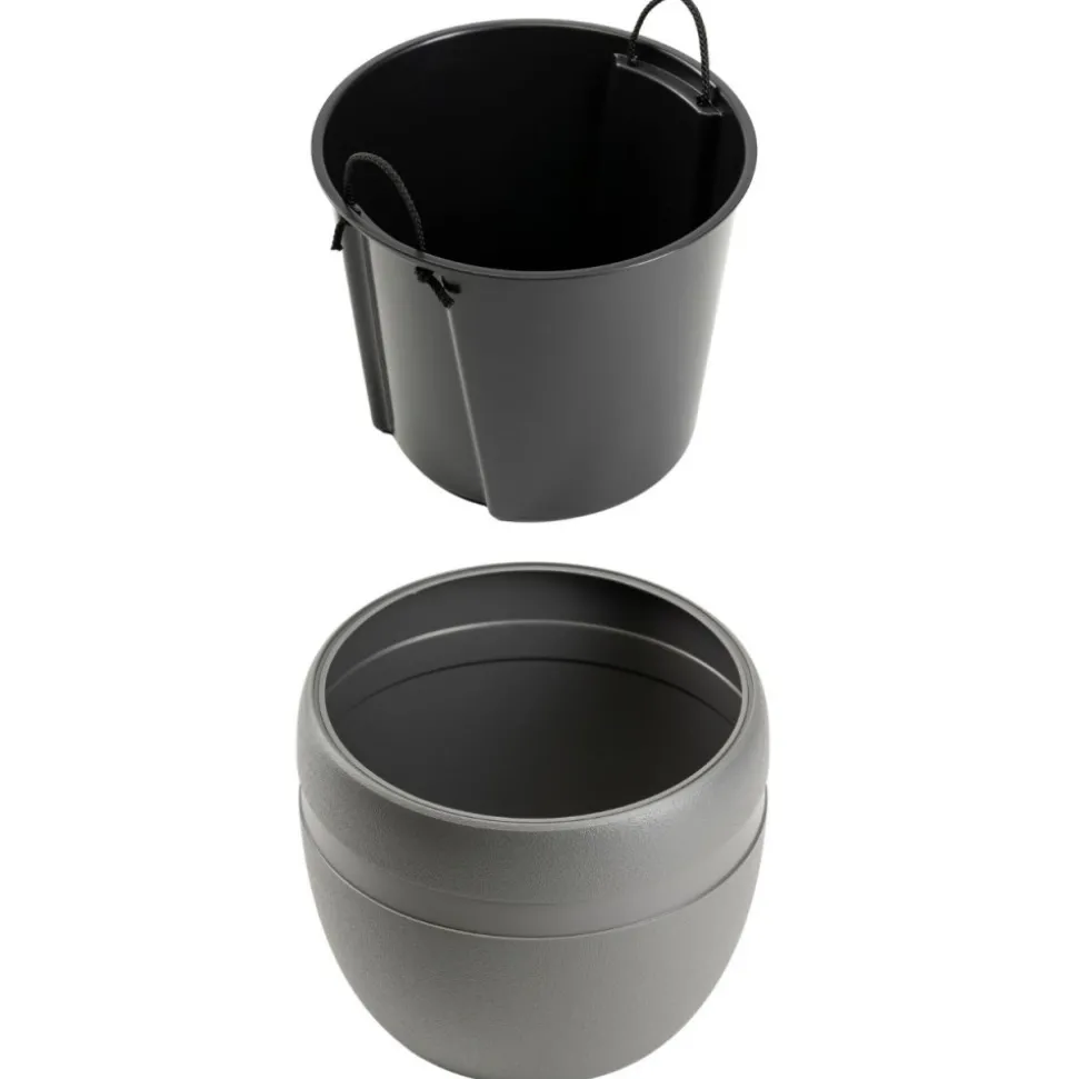 Donica LUNA CLASSIC antracyt 40 cm