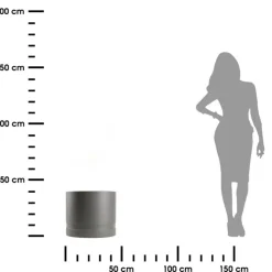 Donica LUNA WALEC antracyt 43,3 cm