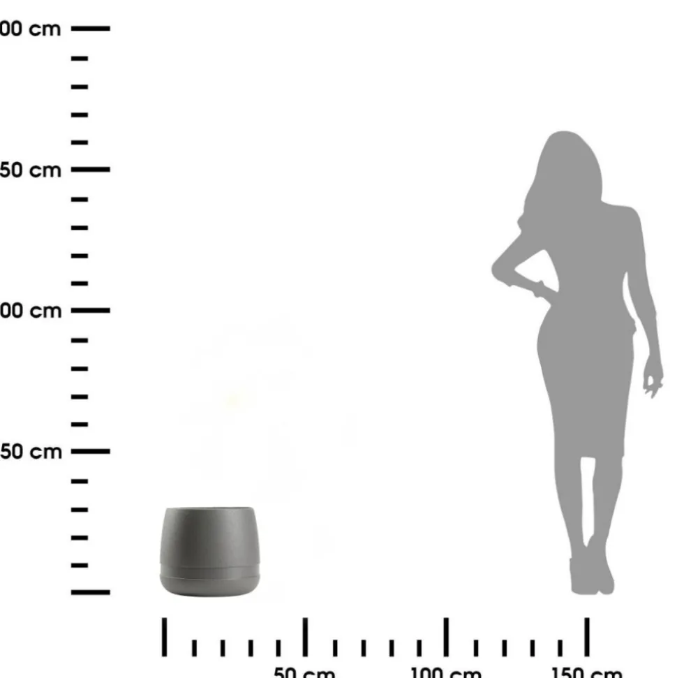 Donica LUNA WAZA antracyt 34,8 cm
