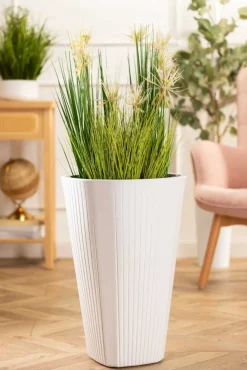 Donica Mora wysoka biała 39xh61 cm