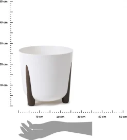 Donica Moss biała 26xh25 cm
