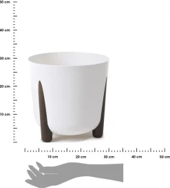 Donica Moss biała 30xh28 cm