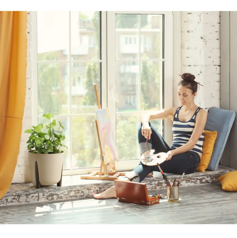 Donica Moss ECO coffee latte 26xh25 cm