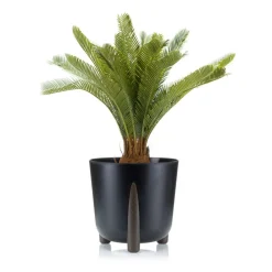 Donica Moss ECO recykling czarna 30xh28 cm