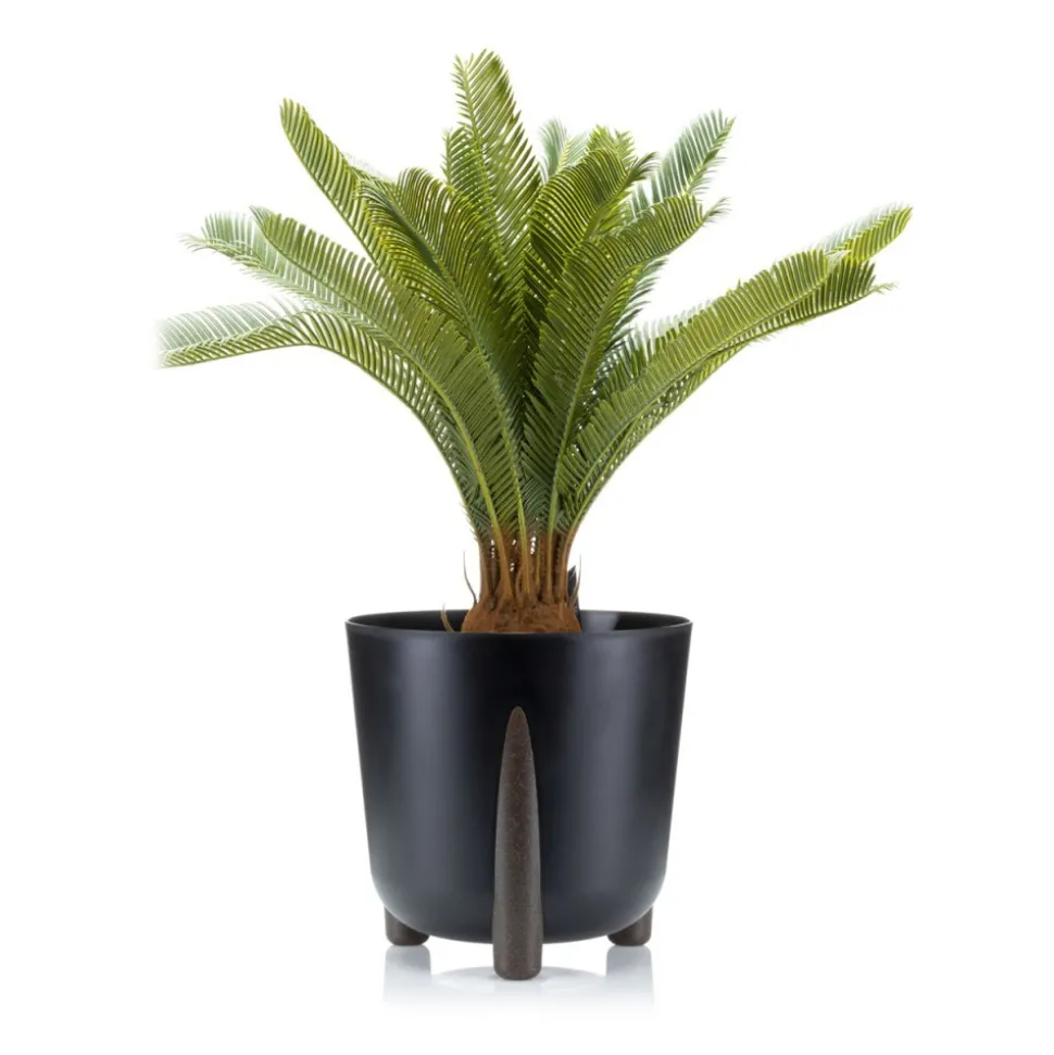 Donica Moss ECO recykling czarna 30xh28 cm