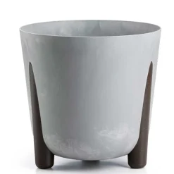 Donica Moss recykling szary beton 30xh28,5 cm