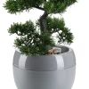 Donica na nóżkach botanica szara 30xh24 cm