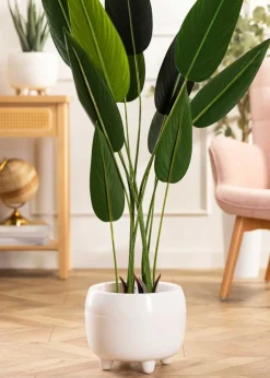 Donica na nóżkach botanica kremowa 30xh24 cm