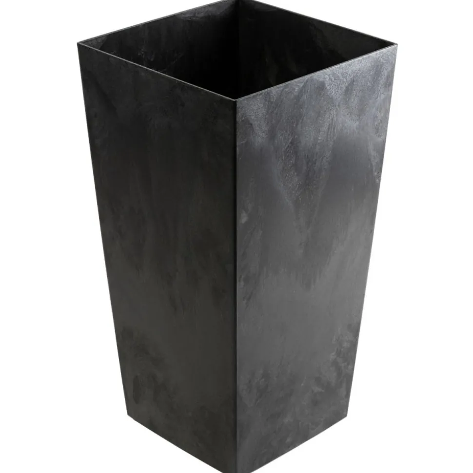 Donica Porto Czarny Beton h75x39,6x39,6 cm