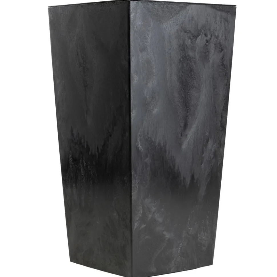 Donica Porto Czarny Beton h75x39,6x39,6 cm