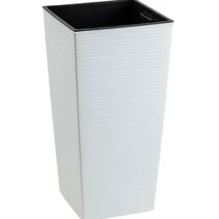 Donica Porto Riflo biała h57x29,5x29,5 cm