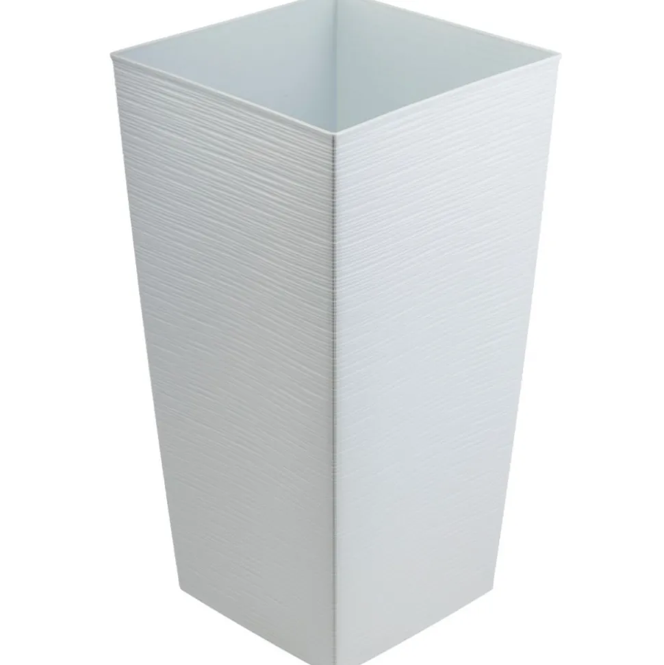 Donica Porto Riflo biała h75x39,6x39,6 cm
