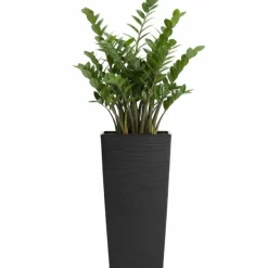 Donica Porto Riflo czarna h46x25x25 cm