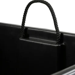 Donica Porto Riflo czarna h46x25x25 cm