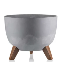 Donica Rosa Eco szary beton 24xh15 cm