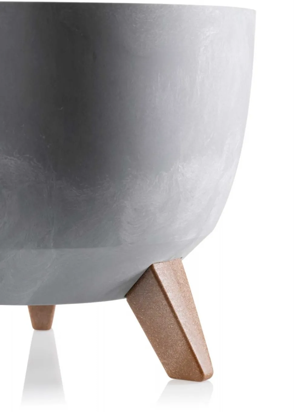 Donica Rosa Eco szary beton 24xh15 cm