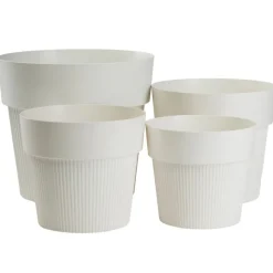 Donica SILVA LINE recykling kremowa h12,7x14,5 cm