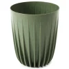 Donica Stripped ECO wood zielona 39xh46 cm