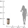Donica Stripped Wysoka ECO coffee latte 25xh42 cm