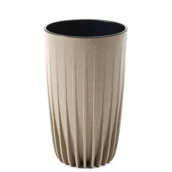 Donica Stripped Wysoka ECO coffee latte 25xh42 cm