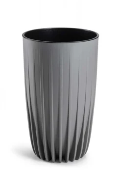 Donica Stripped Wysoka szara 25xh42 cm