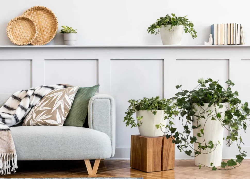 Donica Urbanika ECO wood biały h46 cm