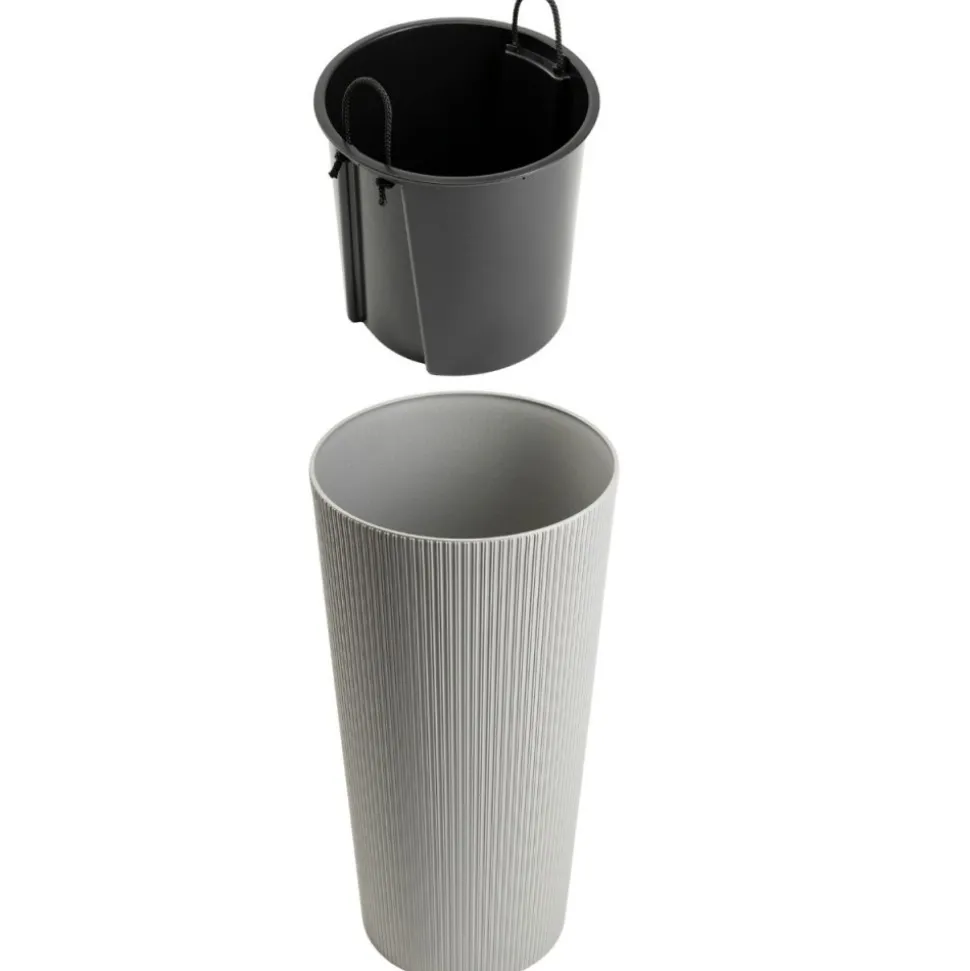 Donica Urbanika ECO wood szary h57,1x29,5 cm