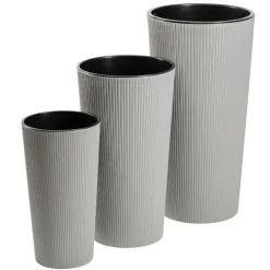Donica Urbanika ECO wood szary h57,1x29,5 cm