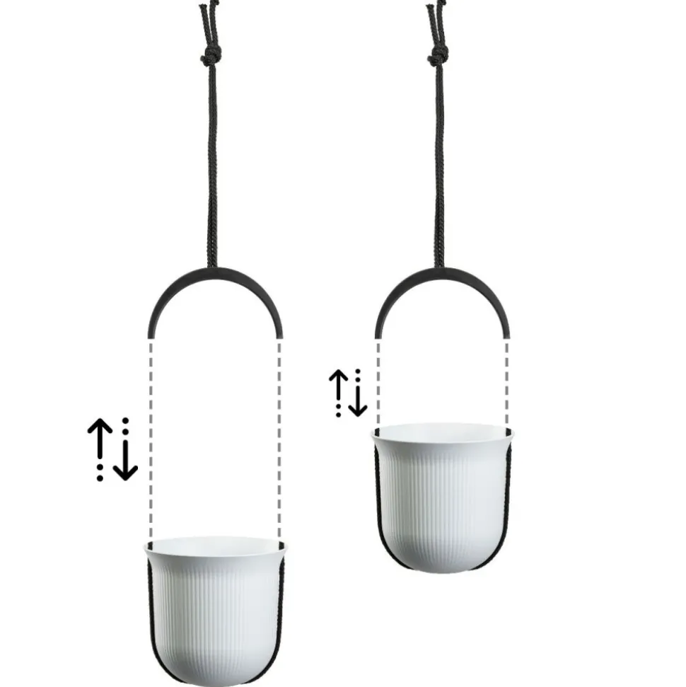 Donica wisząca AERA HANG biała 17,9 cm