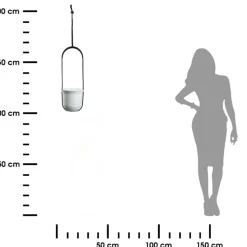 Donica wisząca AERA HANG biała 17,9 cm