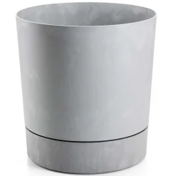 Donica z podstawką Azalea recykling szary beton 35 cm