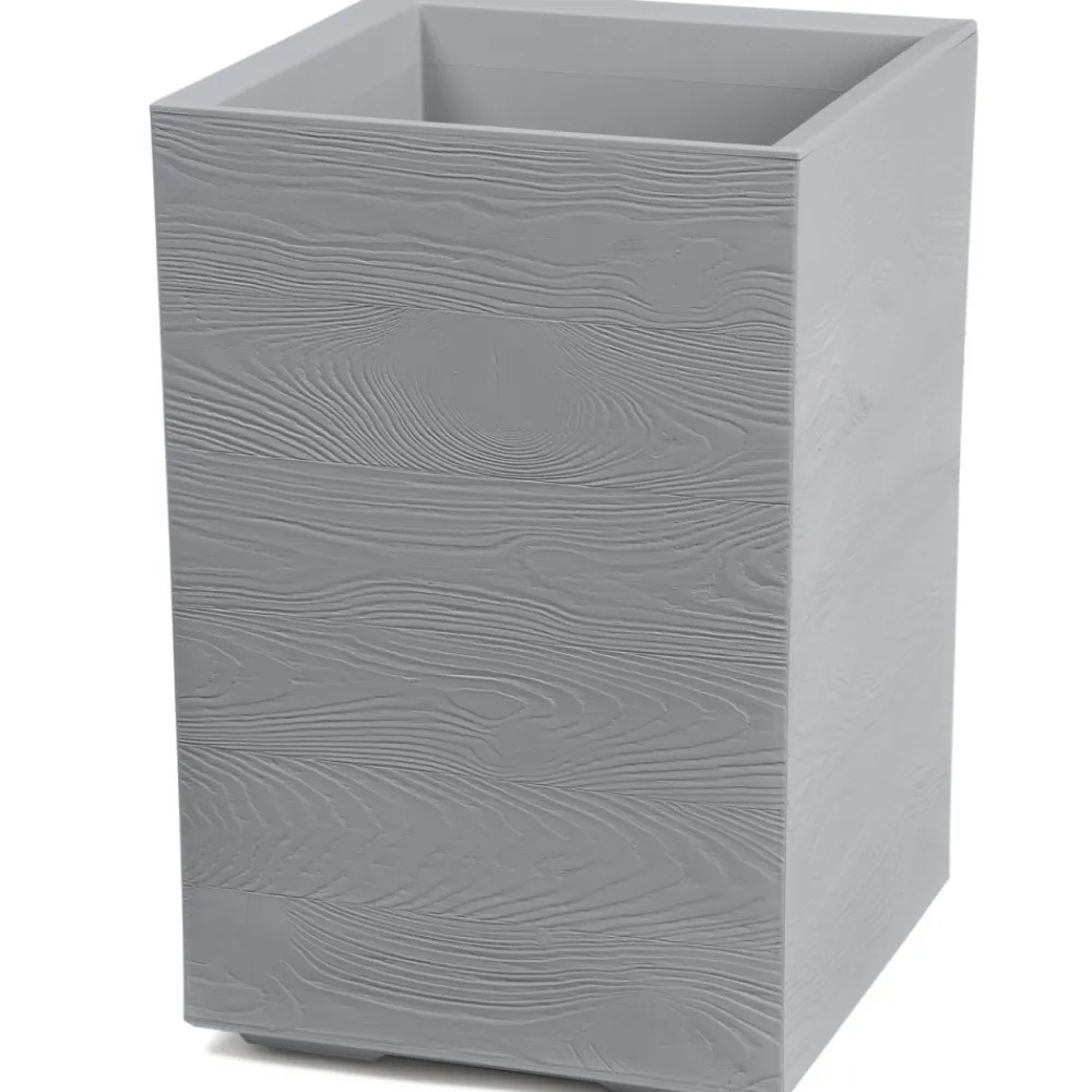 Donica Betonique deska recykling szara h60x40 cm * HowHomely Outlet
