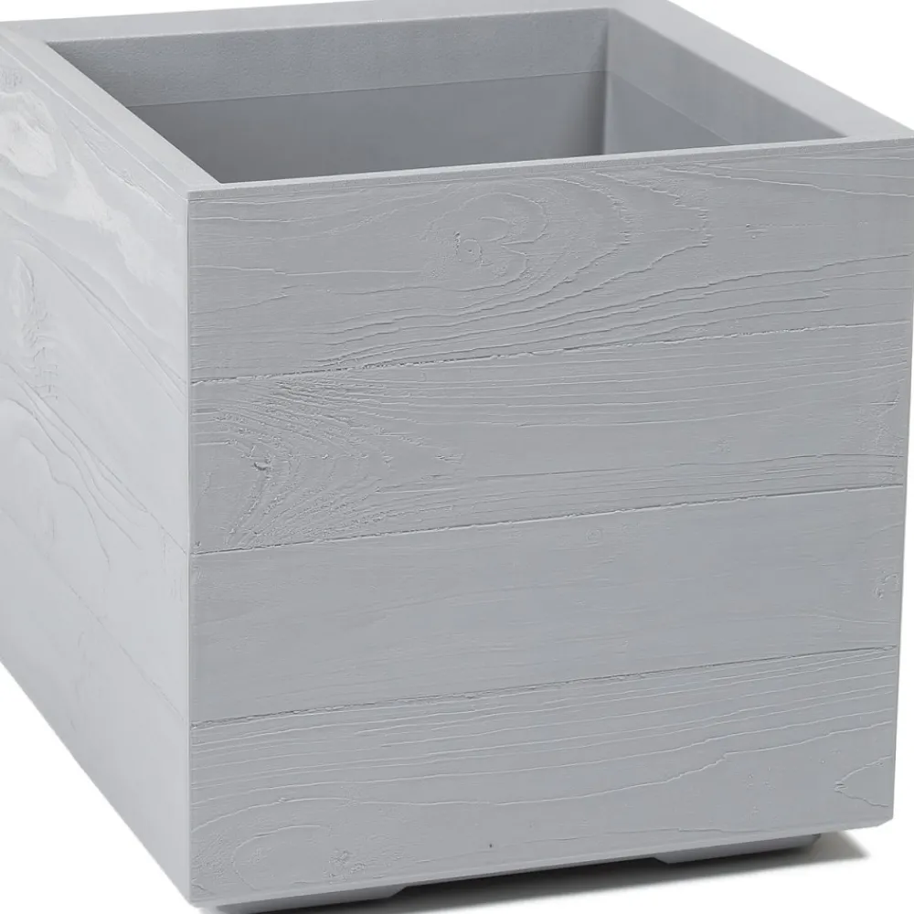 Donica Betonique deska recykling szara h40x40 cm * HowHomely Outlet