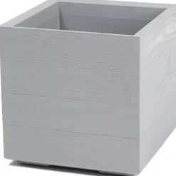Donica Betonique deska recykling szara h40x40 cm * HowHomely Outlet