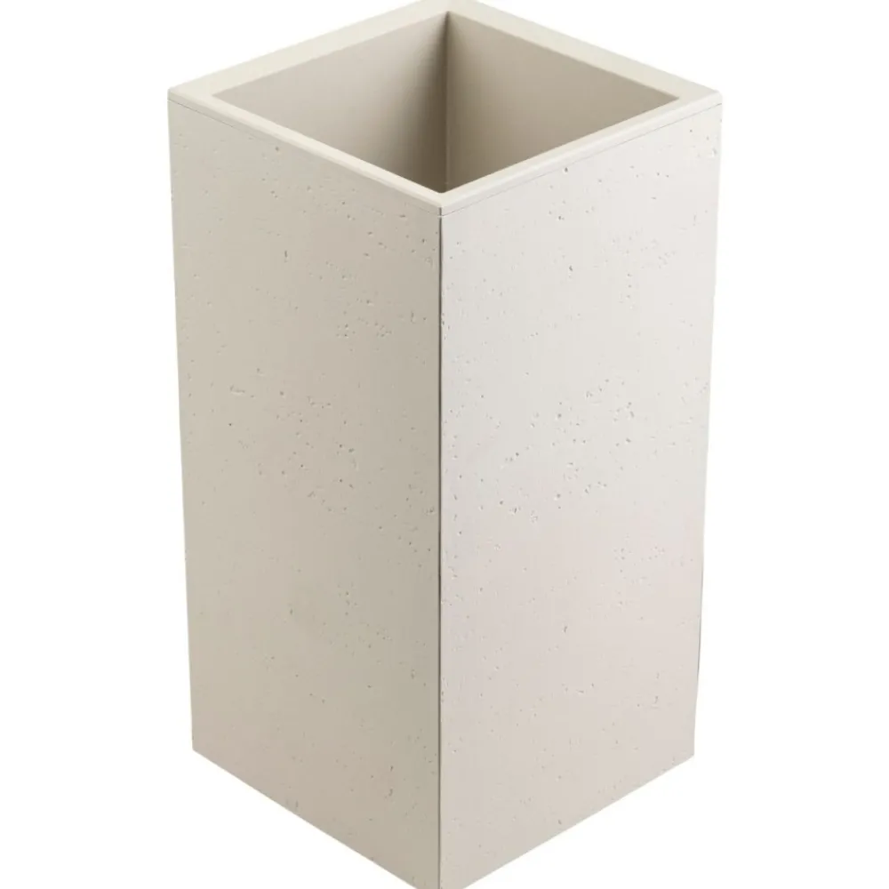 Donica Betonique na kółkach beton recykling beż 30x30xh60 cm * HowHomely Sale