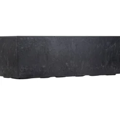 Donica Betonique na kółkach czarny beton 90x30xh30 cm * HowHomely Online