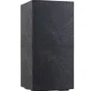 Donica Betonique na kółkach czarny beton 30x30xh60 cm * HowHomely Outlet
