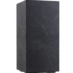 Donica Betonique na kółkach czarny beton 30x30xh60 cm * HowHomely Outlet
