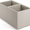 Donica Betonique na kółkach deska recykling beż h39X78 cm * HowHomely Sale
