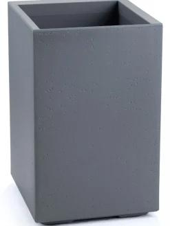 Donica Betonique na kółkach recykling beton szary H60x40 cm * HowHomely Best