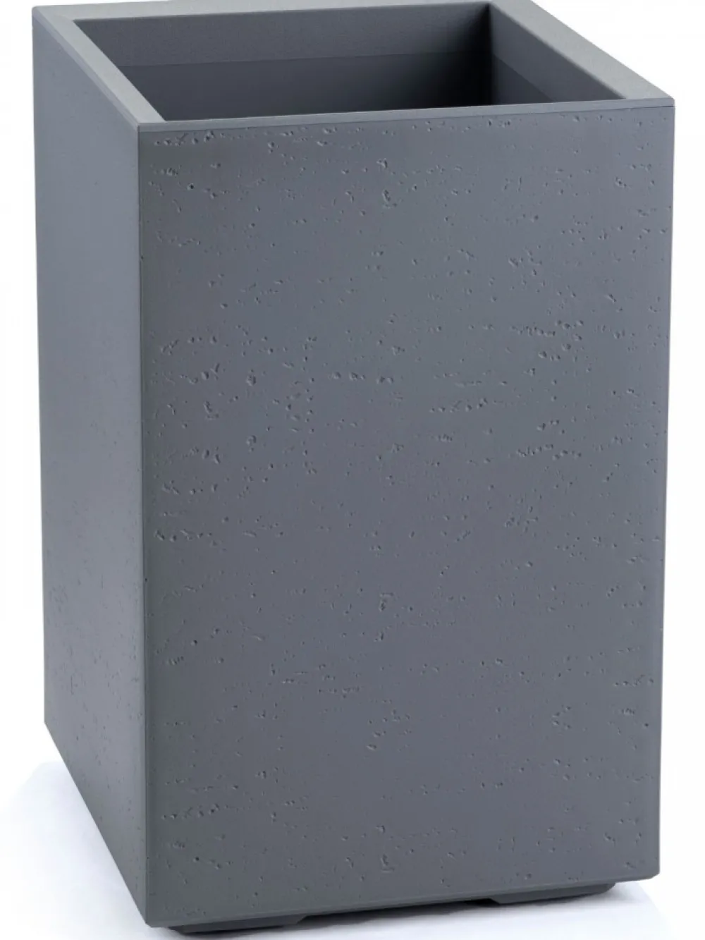 Donica Betonique na kółkach recykling beton szary H60x40 cm * HowHomely Best