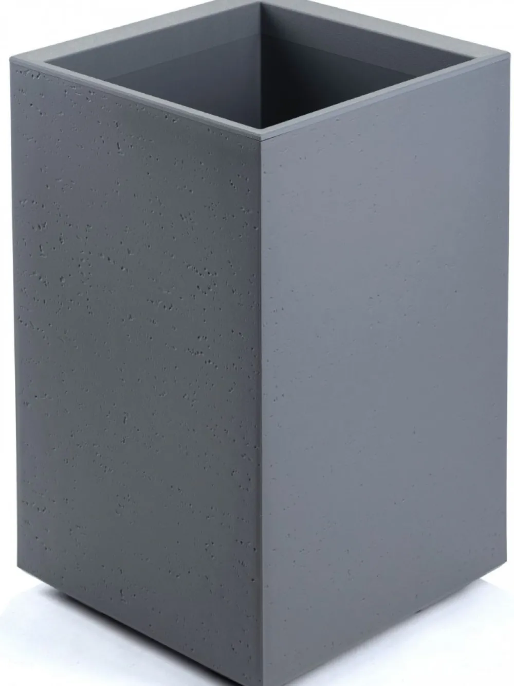 Donica Betonique na kółkach recykling beton szary H60x40 cm * HowHomely Best