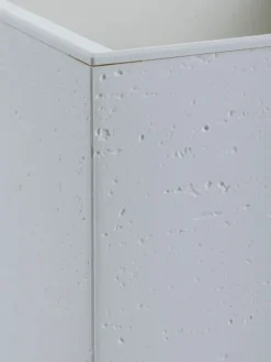 Donica Betonique na kółkach recykling beton kremowy H39X78 cm * HowHomely Discount
