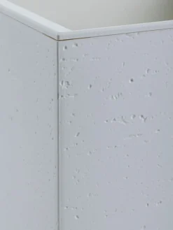 Donica Betonique na kółkach recykling beton kremowy H60x40 cm * HowHomely Discount